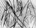Ensemble of seven figures, study for Les Demoiselles d'Avignon, 1906